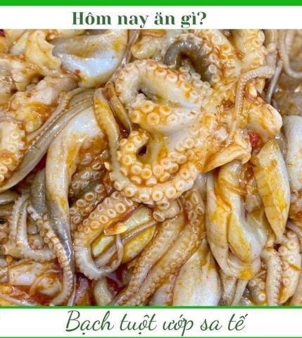  Bạch Tuộc ướp sa tế - khay 