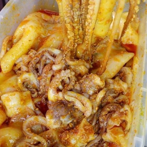  Bạch Tuộc ướp sa tế - khay 
