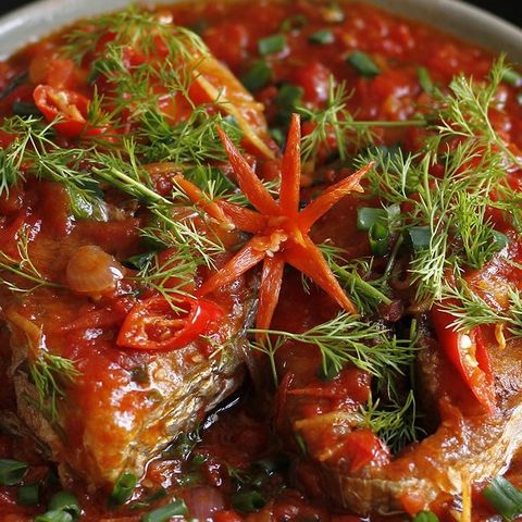  Cá thu tươi sốt cà chua - phần 